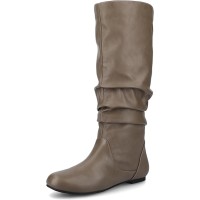 Journee Collection Womens Jay Taupe 10M, JAYNE-WC