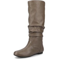 Journee Collection Womens Jay Taupe 10M, JAYNE-WC