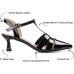  Womens Jaz Black Patent 10M, JAZLYNN