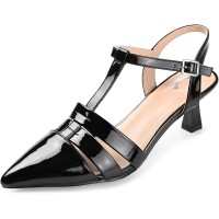 Journee Collection Womens Jaz Black Patent 10M, JAZLYNN
