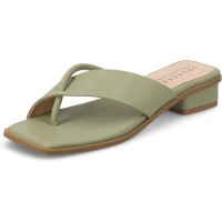 Journee Collection Women’s Mina Flip-Flop Olive 8M, MINA