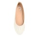 Journee Womens Tannya Slip On Round Toe Ballet Dress Flats, Tan Bone, 7M