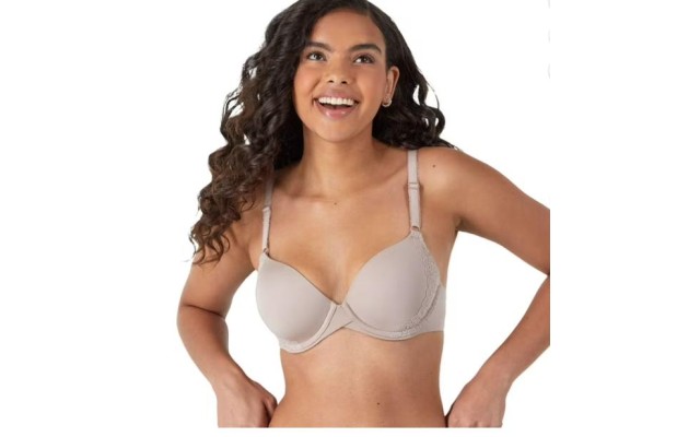 ® One Fab Fit® Modern Demi T-Shirt Underwire Bra, Evening, 34A ® One Fab Fit® Modern Demi T-Shirt Underwire Bra, Evening, 34A