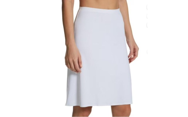 Women’s High-Waist Double-Bonded 22″ Half Slip – Womens – Female, M, White  Women’s High-Waist Double-Bonded 22″ Half Slip – Womens – Female, M, White