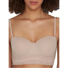 Natori Womens Bliss Perfection Strapless Bra, Brown, 36D