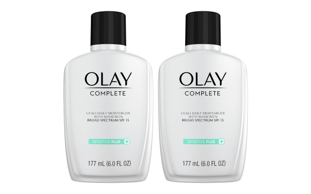  Complete Sensitive Plus Face Moisturizer, SPF 15, 6.0 oz, Pack of 2