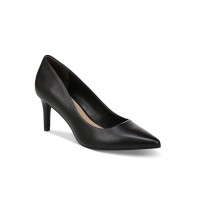 On 34th Womens Jeules Pointed-Toe Slip Black Leather 8M, 10018690100