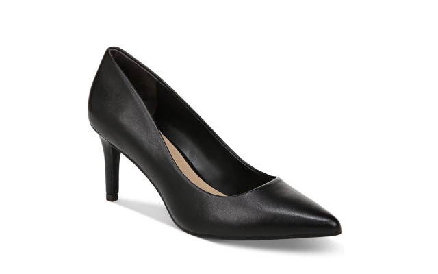  Womens Jeules Pointed-Toe Slip Black Leather 8M, 10018690100