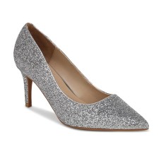 On 34th Womens Jeules Pointed-Toe Slip Silver Glitter 9.5M, 10018690000 On 34th Womens Jeules Pointed-Toe Slip Silver Glitter 9.5M, 10018690000