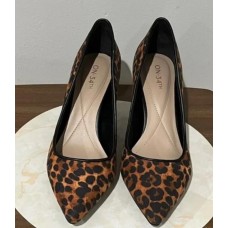 On 34th Womens Jeules Pointed-Toe Slipper Leopard Micro 7M,10018690200 On 34th Womens Jeules Pointed-Toe Slipper Leopard Micro 7M,10018690200