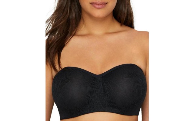 | Delightful Seamless Unlined Lace Bandeau | Bra | Support (Black, 38D)  | Delightful Seamless Unlined Lace Bandeau | Bra | Support (Black, 38D)