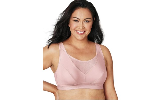  Womens Secrets Bounce Control Wirefree Bra, Pink, 38DDD