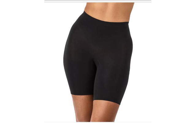  Everyday Seamless Shaping Shorts, 1X, Black