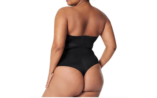  Thinstincts 2.0 High-Waisted Thong, Black, XS