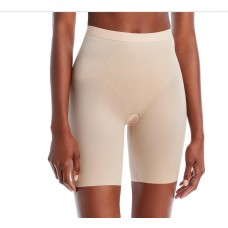 Spanx Thinstincts 2.0 Mid Thigh Shorts, Beige, M