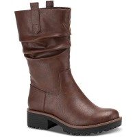 Sun Stone Nelliee Lug Sole Slouch Boots Chocolate 6M, 10013286400