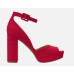 Sun Stone Reemaa Block-Heel Platform Sandals Red 7.5M, 10018613300 Sun Stone Reemaa Block-Heel Platform Sandals Red 7.5M, 10018613300