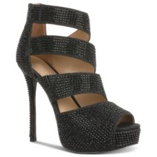 Thalia Sodi Women’s Lara Embellished Platform Black 10.5M, SY2376-2TH