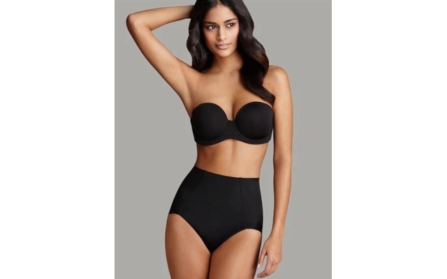  38D Red Carpet Strapless Convertible Black Bra, 38D