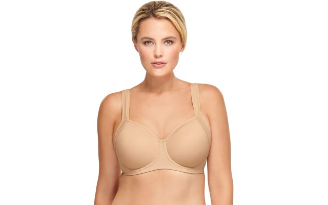  Sport Spacer Contour Bra 853302 Women’s Bra Sand : 38C, Spandex/Polyester