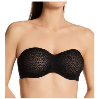 Women’s DKNY DK4025 Modern Lace Unlined Strapless Bra (Black 34C)