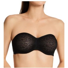 Women’s DKNY DK4025 Modern Lace Unlined Strapless Bra (Black 34C)