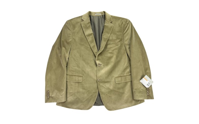 Men’s Slim-Fit Solid Velvet Sport Coats 44S Men’s Slim-Fit Solid Velvet Sport Coats 44S