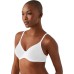 b. tempt’d by Wacoal Cotton To A Tee Unlined Underwire Bra, White, 34DD