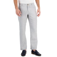 Club Room Men’s 100% Linen Pants Grey Slate 32/30