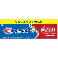 Crest Cavity Protection Toothpaste, Regular Paste, 5.7 Oz (Pack of 2)