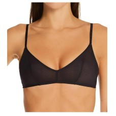 DKNY Womens Mesh Bralette Style, Black, L