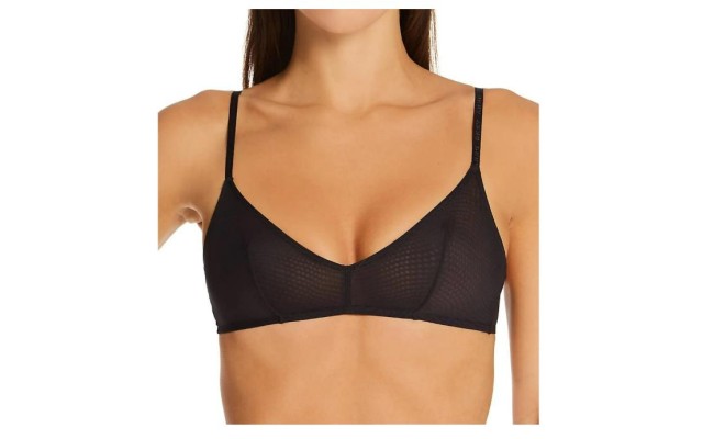 Womens Mesh Bralette Style, Black, L  Womens Mesh Bralette Style, Black, L