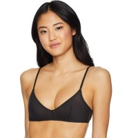 DKNY Womens Mesh Bralette Style-DK4512, Black, S