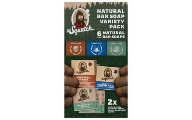  Natural Bar Soap, Variety Pack, 5 oz., 6 count.pack of 2