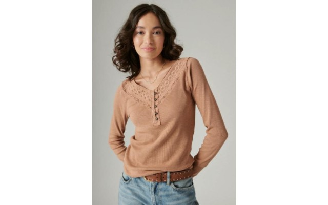 LUCKY BRAND Women Trim mix , Thrush, XL