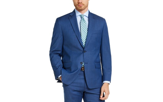  Men’s Modern-Fit Airsoft Stretch Suit Jackets 44S