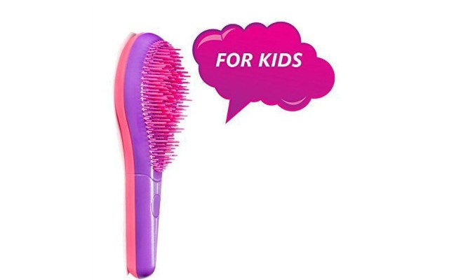  Kids Detangling Brush Purple - For Fine Hair