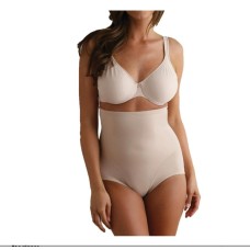 Miraclesuit Womens Back Magic Extra Firm Control High-Waist Brief, Nude, L