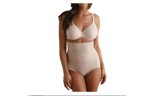 Womens Back Magic Extra Firm Control High-Waist Brief, Nude, L  Womens Back Magic Extra Firm Control High-Waist Brief, Nude, L