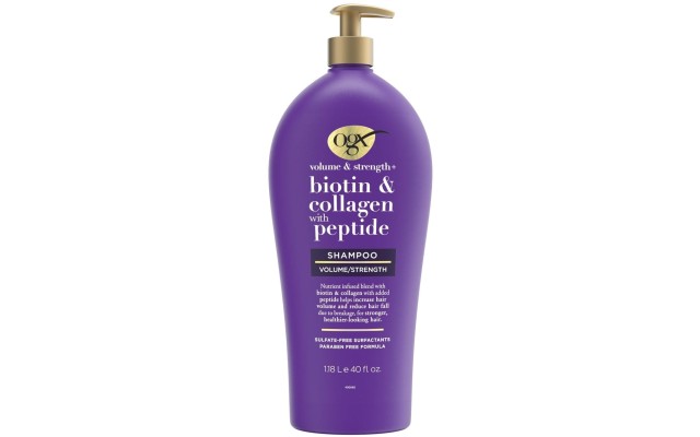 Volume and Strength + Biotin and Collagen Shampoo (40 Fluid Ounce) Volume and Strength + Biotin and Collagen Shampoo (40 Fluid Ounce)