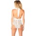  Womens Naomi Lace Teddy Style-52-11025, Small, White
