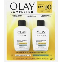 Olay Complete+ Moisturizer with SPF 40 Sensitive, 6 Fluid Ounce (Pack of 2) Olay Complete+ Moisturizer with SPF 40 Sensitive, 6 Fluid Ounce (Pack of 2)