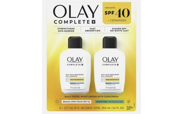 Complete+ Moisturizer with SPF 40 Sensitive, 6 Fluid Ounce (Pack of 2) Complete+ Moisturizer with SPF 40 Sensitive, 6 Fluid Ounce (Pack of 2)