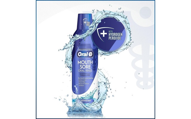  Mouth Sore Oral Rinse In Soothing Mint 8 oz