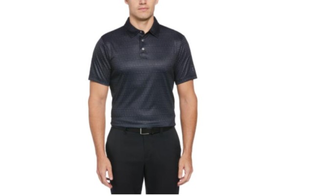 Men’s Athletic-Fit Regimental Golf-Print Performance Golf Polo Shirt Small Men’s Athletic-Fit Regimental Golf-Print Performance Golf Polo Shirt Small