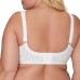  18 Hour Original Ultimate Shoulder Comfort Wire Free Bra, White, 48DD