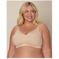 Playtex 18 Hour Side & Back Smoothing Wirefree Bra TruSUPPORT Women’s, Beige, 36B