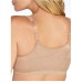  18 Hour Wirefree Bra Front Close Back Power Support Womens USE525, Nude, 40B