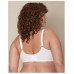  Wirefree Bra 18 Hour Smoothing Minimizer Smoothing Women’s 4697, White, 40D