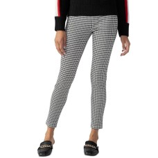 Sanctuary Runway Cropped Leggings, White/Black, L